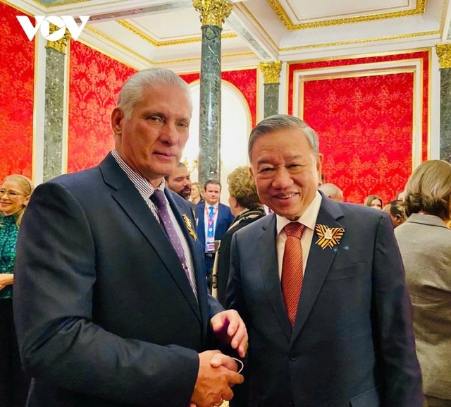 Party chief To Lam meets foreign leaders in Moscow - Ảnh 2.
