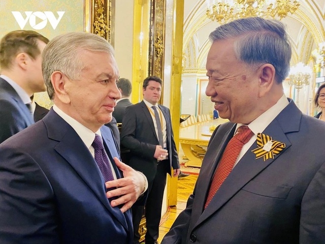 Party chief To Lam meets foreign leaders in Moscow - Ảnh 3.